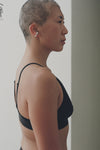 BASERANGE Bamboo Fiber and Cotton Wire-Free Wide-Brimmed Bra Collection Soft Underwear France BAS-BRTR-RB-000-BLACK BRTR-RB (BRTR)